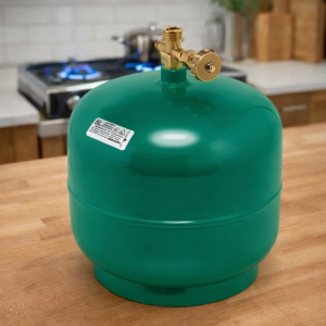 Туристичний газовий балон без пальника Зелений 8л