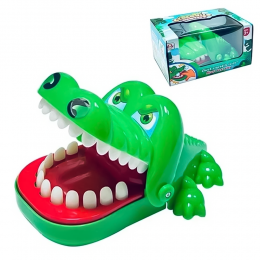 Развлекательная настольная игра «Крокодил-дантист» для детей от 3 лет с резиновыми зубами (509/4896)