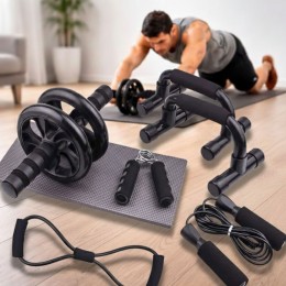 Домашній фітнес-комплект 7в1 повноцінний набір для тренувань (509/3982)