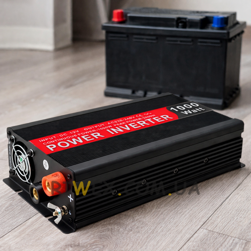 Перетворювач напруги-інвертор Power Inverter 12V модифікований синус 1000w