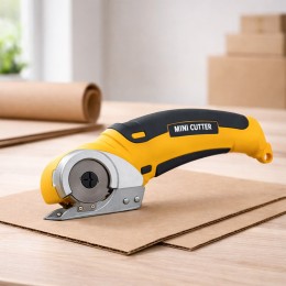 Беспроводная аккумуляторная машина для резки тканей, кожи, картона и ковров с лезвием 4В (509/3273)