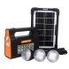 Портативна сонячна зарядна станція-повербанк кемпінговий ліхтар YoboLIFE LM-3605 6000 mAh 12V LiFePO4 (TOL)