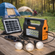 Портативна сонячна зарядна станція-повербанк кемпінговий ліхтар YoboLIFE LM-3605 6000 mAh 12V LiFePO4 (TOL)