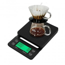 Весы кухонные Yieriy 5кг 0,1г для точных измерений с подсветкой и таймером (509/3466)