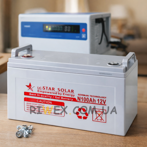 Гелевий акумулятор LC-Star Solar 100 Ah 12V (JS/775)