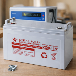 Гелевий акумулятор LC-Star Solar 200 Ah 12V (JS/775)