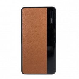 Портативний зарядний пристрій-повербанк micro-usb, type-c, usb-a УМБ Power Bank 20000 mAh Коричневий