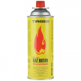 Газовий балончик для портативних газових плит пальників і обігрівачів бутан TIROSS Бутан TS-700 392 мл