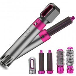 Фен стайлер для волосся з насадками 5в1 HAIR BRUSH ДАЙСОН в кейсі, Фіолетовий (509/3305)