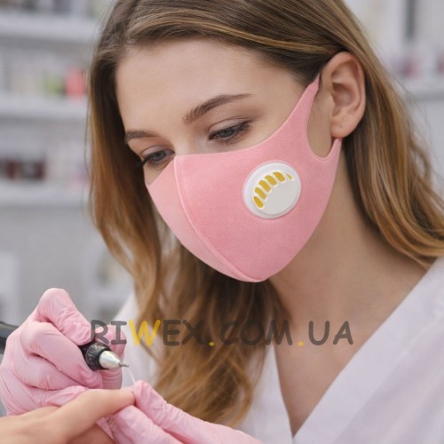 Маска вугільна багаторазова для захисту  ARAX Pitta Mask G поліуретанова з фільтром, 3шт(12)