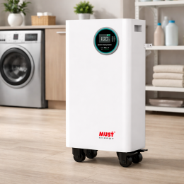 Акумуляторна батарея на колесах Must LiFePO4 LP16-48300 51.2V 300Ah, 15.36kWh 6000 циклів 117 кг (ISML)