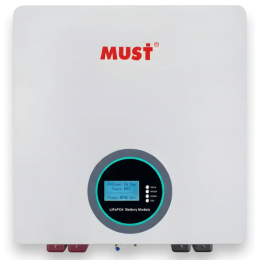 Акумуляторна настінна батарея MUST LP16-24320 25.6 V 200 Ah 7.5KW LiFePO4 (ISML)