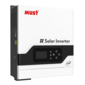 Гібридний настінний інвертор MUST PV18-3024 ECO, 3400W, 24V (ISML)