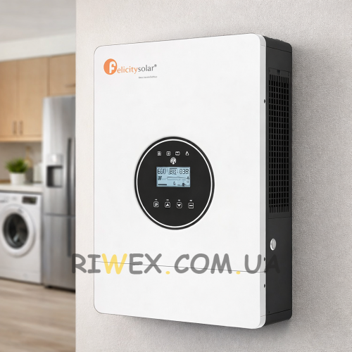 Гібридний настінний інвертор-перетворювач напруги FELICITY INVERTER 4024 4 KW (ISML)