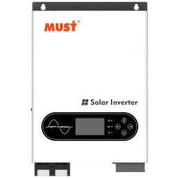 Гібридний настінний інвертор-перетворювач напруги MUST PV18-6248, 6200W, 48V (ISML)