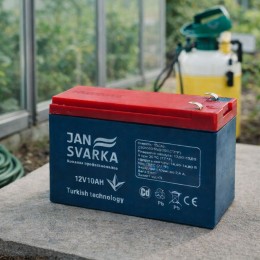 Акумуляторна батарея JANSVARKA 12В 10 А/год для інструменту і садової техніки P-1497 (JS/1497)