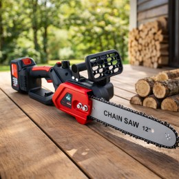 Аккумуляторная компактная пилка для домашнего хозяйства Electric saw 2 аккумулятора, в кейсе (205/4234)