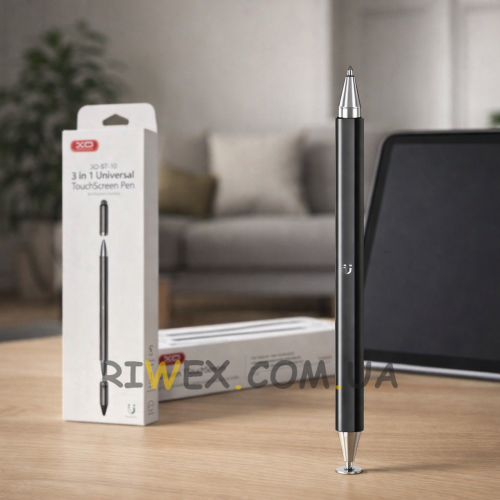 Універсальний стілус для планшету XO. ST-10 3 in 1 Touch-sensitive Capacitor Pen (206/98870)