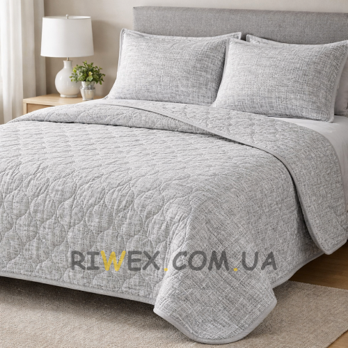 Покрывало из перкаля Lisa 200х220 см Случайный однотонный цвет (LIS)