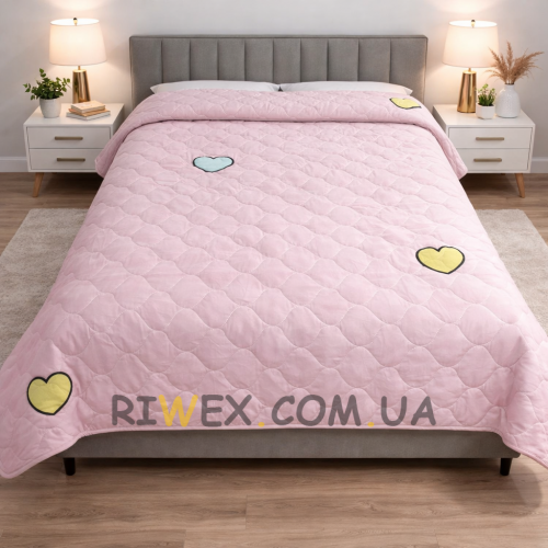 Детское покрывало из перкали Lisa 160 х 220 см Случайный цвет и рисунок (LIS)