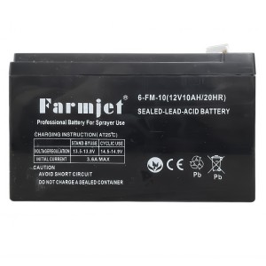 Акумулятор свинцево-кислотний Farmjet 6-FM-10 12V (10Ah) 20HR (MOM)