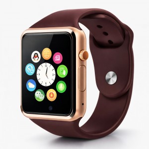 Універсальний смарт-годинник Smart Watch A1 контроль активності, 400 mAh, Золотий