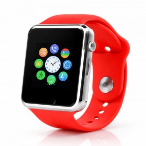 Універсальний смарт-годинник Smart Watch A1 контроль активності, 400 mAh, Червоний