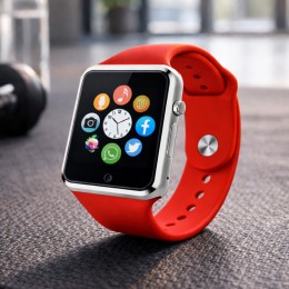 Універсальний смарт-годинник Smart Watch A1 контроль активності, 400 mAh, Червоний Універсальний смарт-годинник Smart Watch A1 контроль активності, 400 mAh, Червоний