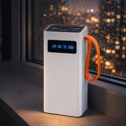 УМБ Hoco JA88A 22.5W быстрая зарядка, USB Type A, мощный фонарь 100000 mAh, Белый (JM/9797) УМБ Hoco JA88A 22.5W быстрая зарядка, USB Type A, мощный фонарь 100000 mAh, Белый (JM/9797)