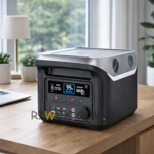 Портативная зарядная станция Alfarid AB-3Alf 1500W 1000Вт·ч быстрая зарядка, беспроводная, 220В, USB (JM/6038)