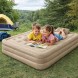 Двуспальная надувная кровать высокая 200×150×40 см аккумуляторный насос , 2 подушки, бежевая (JM/6063) Двуспальная надувная кровать высокая 200×150×40 см аккумуляторный насос , 2 подушки, бежевая (JM/6063)