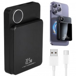 Портативное беспроводное зарядное магнитное устройство УМБ Magsafe 22,5W+15W 10000 mAh (JM/9794)