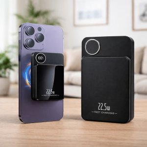 Портативное беспроводное зарядное магнитное устройство УМБ Magsafe 22,5W+15W 10000 mAh (JM/9794)