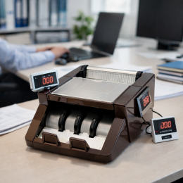 Лічильник банкнот Model-001 з УФ та ІЧ перевіркою, професійна рахувальна машина (JM/5179)