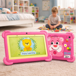 Дитячий планшет Smart Cool Kids C12 для дітей 8 ГБ ОЗП / 256 ГБ ПЗП Android дисплей 7 дюймів Рожевий (509/4262)