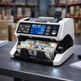 Рахункова машинка для грошей Model-920 {1+7} з автентифікацією ІЧ УФ магнітна UAH USD EUR (JM/6198)