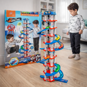 Іграшковий набір машинок трек паркінг Childrens Rail Car "Щенячий патруль" 105 деталей 3 машинки (509/3598)