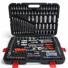 Комплект инструментов на 216 предметов универсальный в кейсе (JM/5533)