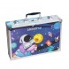 Набір для творчості, малювання (олівці, фарби, маркери) в кейсі "Космонавт" 145 шт. предметів алюмінієва валіза Синій (509/4658)