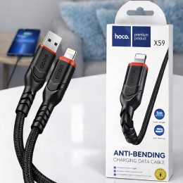 Кабель для заряджання HOCO X59 Lightning Victory 1м 2.4A (206/99159)