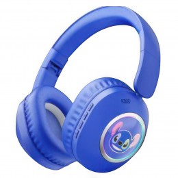 Беспроводные накладные bluetooth мультяшные наушники "Стич" KT-100 (509/4665)