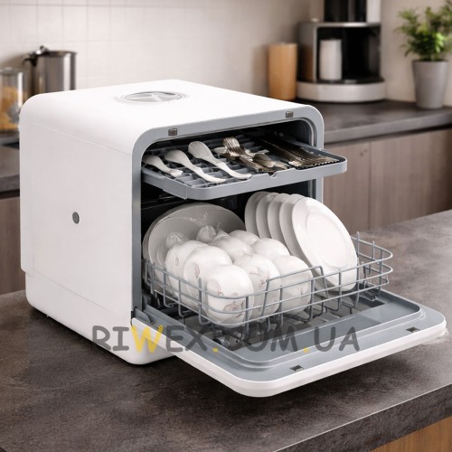 Портативна настільна посудомийна машина з резервуаром для води на 6 л (509/4674)