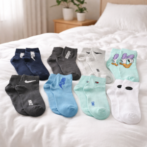 Дитячі шкарпетки демісезонні (26-35) текстиль 12 пар випадкові кольори