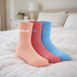 Шкарпетки жіночі напівмахра (36-41) текстиль 12 пар випадкові кольори