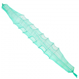 Раскладная раколовка гармошка кордовая сетка 16 входов 8 м 25х40 см ячейка 20 мм