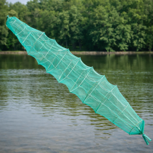 Розкладна раколовка гармошка кордова сітка 18 входів 10 м 25х40 см осередок 20 мм