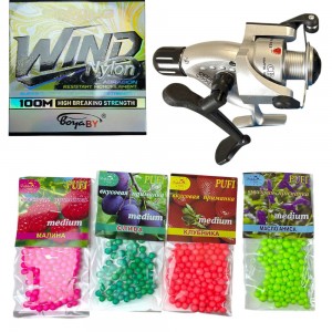 Набор для рыбалки PRO на 30 предметов удилище 1,8 метра, Оранжевый №2