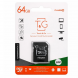 Карта пам'яті T&G MicroSD 64GB Class 10 з SD адаптером для телефону, фотоапарата, відеореєстратора