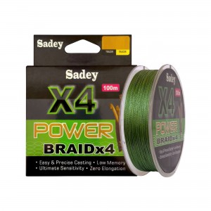 Плетений волосінь для рибалки BoyaBY Power Braid 4X 3D 0,35mm 33,6kg 100m