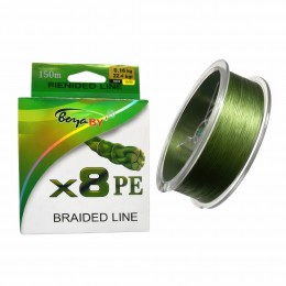 Восьмижильний волосінь для рибалки Boya BY X8PE 0.3 мм, 58.8 кг, 150 м Зелений Восьмижильний волосінь для рибалки Boya BY X8PE 0.3 мм, 58.8 кг, 150 м Зелений